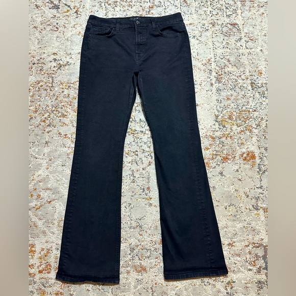 JEN 7 black bootcut jeans size 10 mid rise - Picture 1 of 9